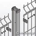 słup Gamma panele ogrodzeniowe kratowe